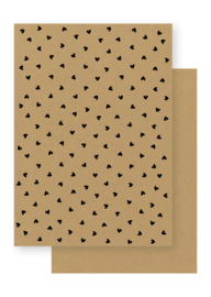 Papierpakketje | Basis & puur | A5 formaat | 6 stuks