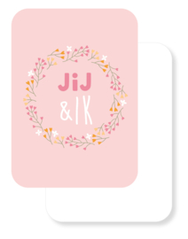 Mini kaartje | Lente | Jij & ik
