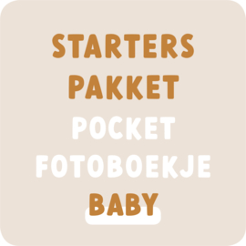 Starterspakket pocket fotoboekje | Baby