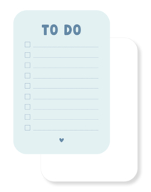 Journal / scrapboek kaartjes | Blije briefjes | 10 stuks