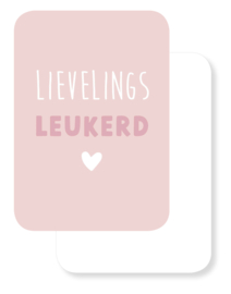Mini kaartje | Lievelingsleukerd