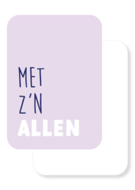 A6 kaart | Met z'n allen
