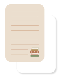 Journal/ scrapboek kaartjes | Knus samen