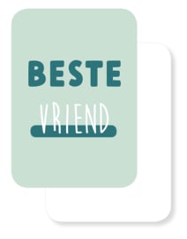 Mini kaartje | Beste vriend