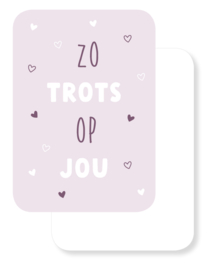 Mini kaartje | Zo trots op jou