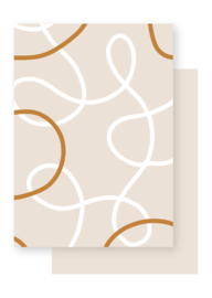 Papierpakketje | Liefde & Lijntjes | A5 formaat | 6 stuks