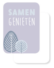 Mini kaartje | Winter | Samen genieten