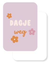 Lentefris | Mini kaartje | Dagje weg
