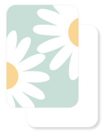 Mini kaartje | Bloemen