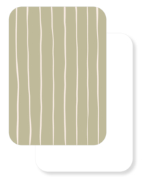 Lentefris | Mini kaartje | Strepen