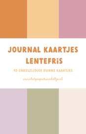 Lentefris | Journal / scrapboek kaartjes