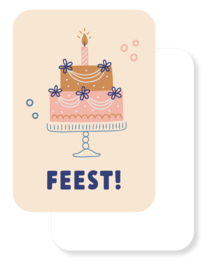 Mini kaartje | Feest! | Feest