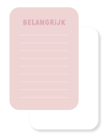 Journal / scrapboek kaartjes | Blije briefjes | 10 stuks