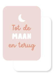 A6 kaart | Tot de maan en terug