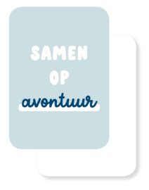 Mini kaartje | Samen op avontuur