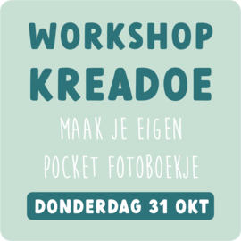 KREADOE WORKSHOP | DONDERDAG 31 OKT