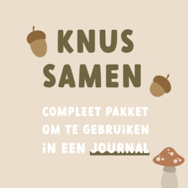 Knus samen | Complete set | Journal/ scrapboek