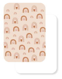 Mini kaartje | Liefde | Regenboogjes