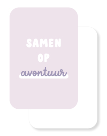 Journal / scrapboek kaartjes | Samen met jou | 10 stuks