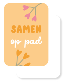 Mini kaartje | Lente | Samen op pad