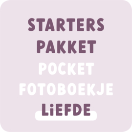 Starterspakket pocket fotoboekje | Liefde