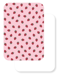 Mini kaartje | Aardbeitjes