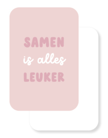 Journal / scrapboek kaartjes | Fijne momentjes | 10 stuks