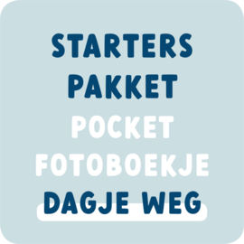 Pocket fotoboekje | Starterspakketten