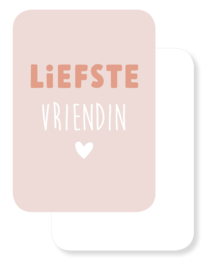 Mini kaartje | Liefste vriendin