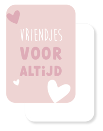 Mini kaartje | Vriendjes voor altijd