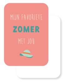 Zon & geluk | Mini kaartje | Mijn favoriete zomer met jou