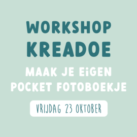 Workshop KreaDoe | Vrijdag 23 oktober | Maak je eigen pocket fotoboekje