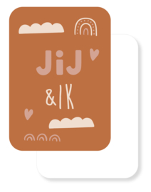 Mini kaartje | Liefde | Jij & ik