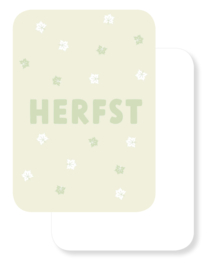 Mini kaartje | Herfst