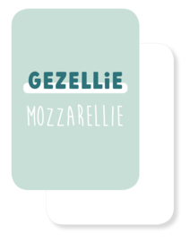 Mini kaartje | Gezellie mozzarellie