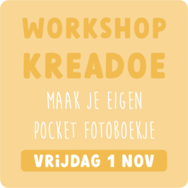 KREADOE WORKSHOP | VRIJDAG 1 NOV