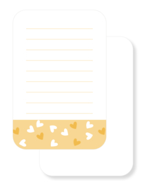 Journal / scrapboek kaartjes | Geluksbriefjes | 10 stuks
