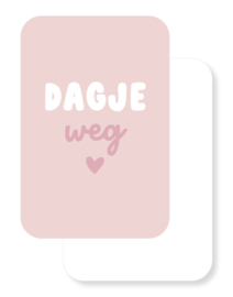 Journal / scrapboek kaartjes | Op pad | 10 stuks