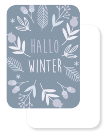 Mini kaartje | Hallo winter