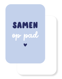 Journal / scrapboek kaartjes | Op pad | 10 stuks