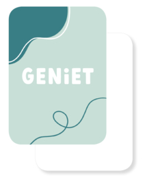 Mini kaartje | Geniet