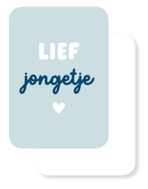 Mini kaartje | Lief jongetje