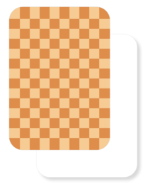 Lentefris | Mini kaartje | Blokjes