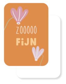 Lentefris | Mini kaartje | Zoooo fijn