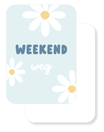 Mini kaartje | Weekend weg
