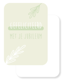 A6 kaart | Jubileum