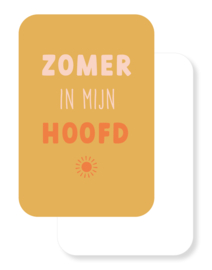 Zon & geluk | Journal/ scrapboek kaartjes