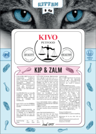 Kivo kitten kip & zalm 5 kg