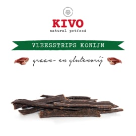 Kivo Vleesstrips Konijn 200 gram
