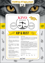 Kivo senior/sterilised Kip & rijst 5 kg